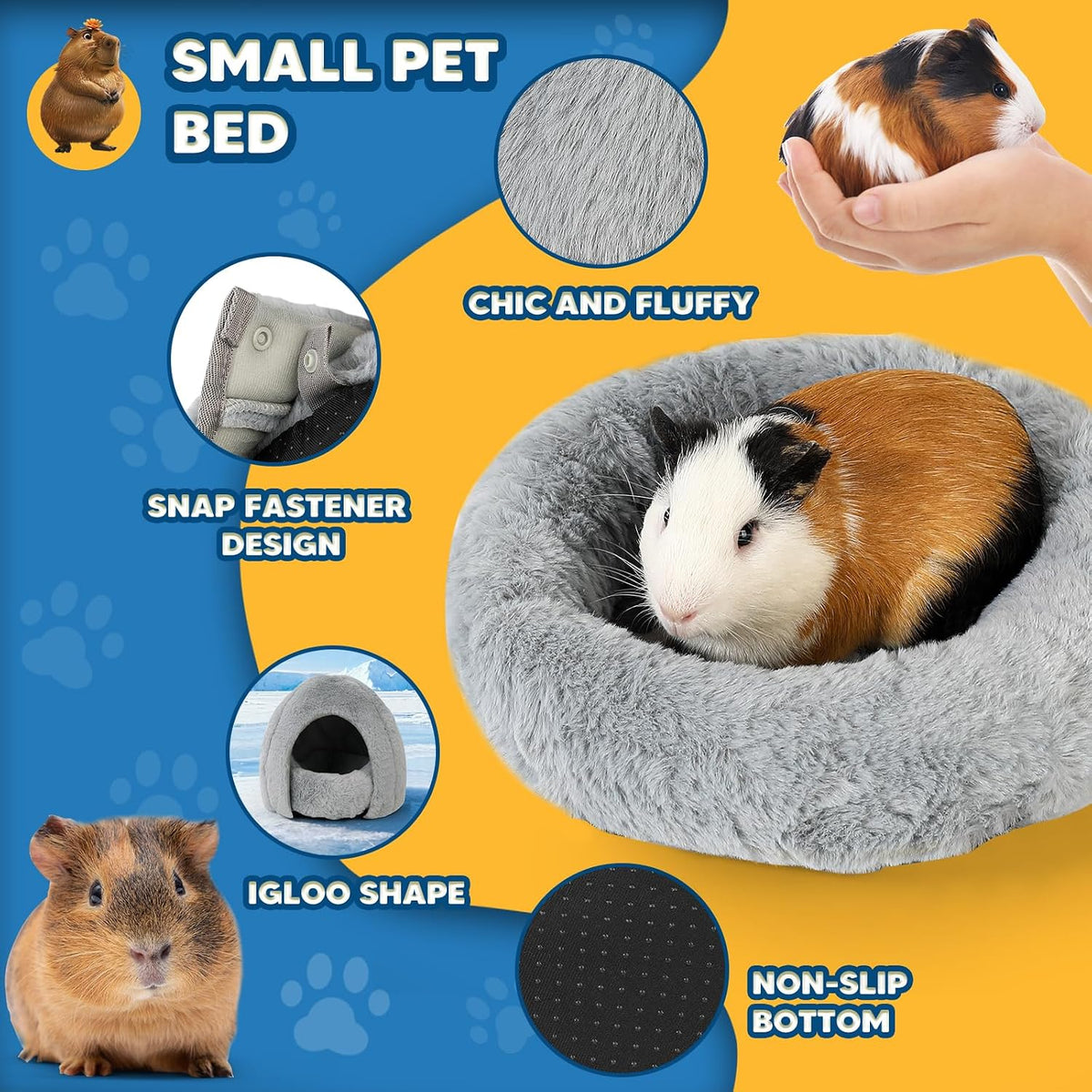 Guinea Pig Hideout, Guinea Pig Bed - Igloo - image 4