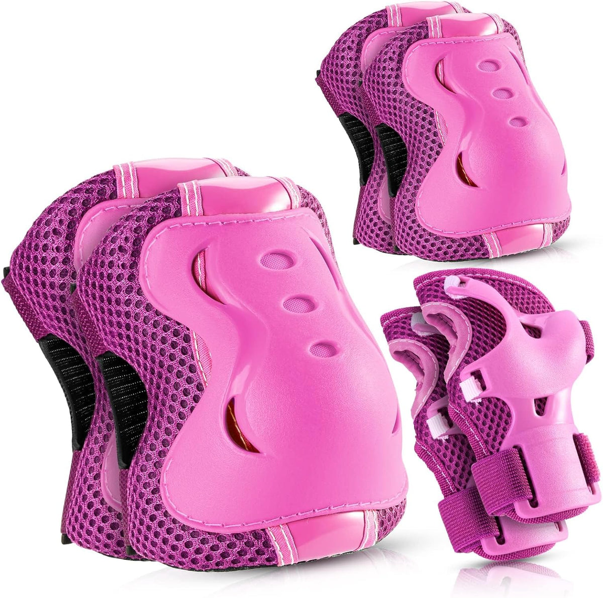 BOSONER knee pads for kids set with elbow pads and wrist guards - view 7
