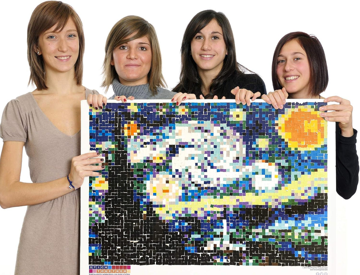 StickTogether Starry Night mosaic sticker poster kit, 40 x 36 inch - view 31