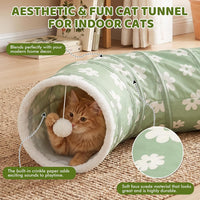 Cat Tunnels for Indoor Cats - Green - image 3