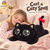 meowtastic Dog Weighted Stuffed Animals, Plush Pillow for Kids – Fun for Kids & Family - Black Cat / Medium / Cat - image 2