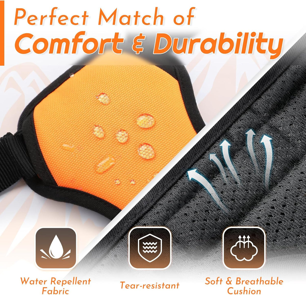 Eagloo Dog Harness for Large Dogs - Large / Orange - image 3