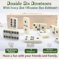 Smilejoy Double Six Dominoes Set for Adults - Medium - image 3