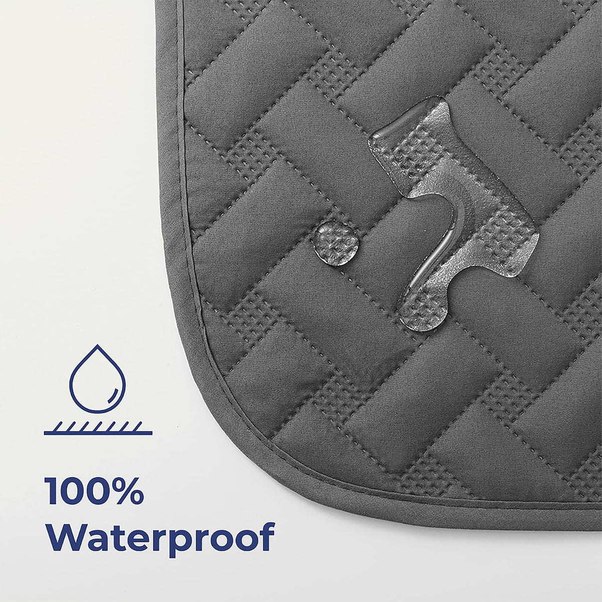 gogobunny 100% Double Sided Waterproof Dog Blanket Soft Pet Bed Cover - 52x82 Inch (Pack of 1) / Dark Grey/Light Grey - image 2