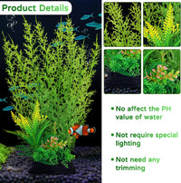QUOZUO Fish Tank Accessories Large Plants - image 4
