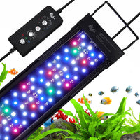 AQQA LED Aquarium Light, 24/7 & DIY Mode Full Spectrum Fish Tank Light – Essentials for Fish - For 48-55 inch fish tank