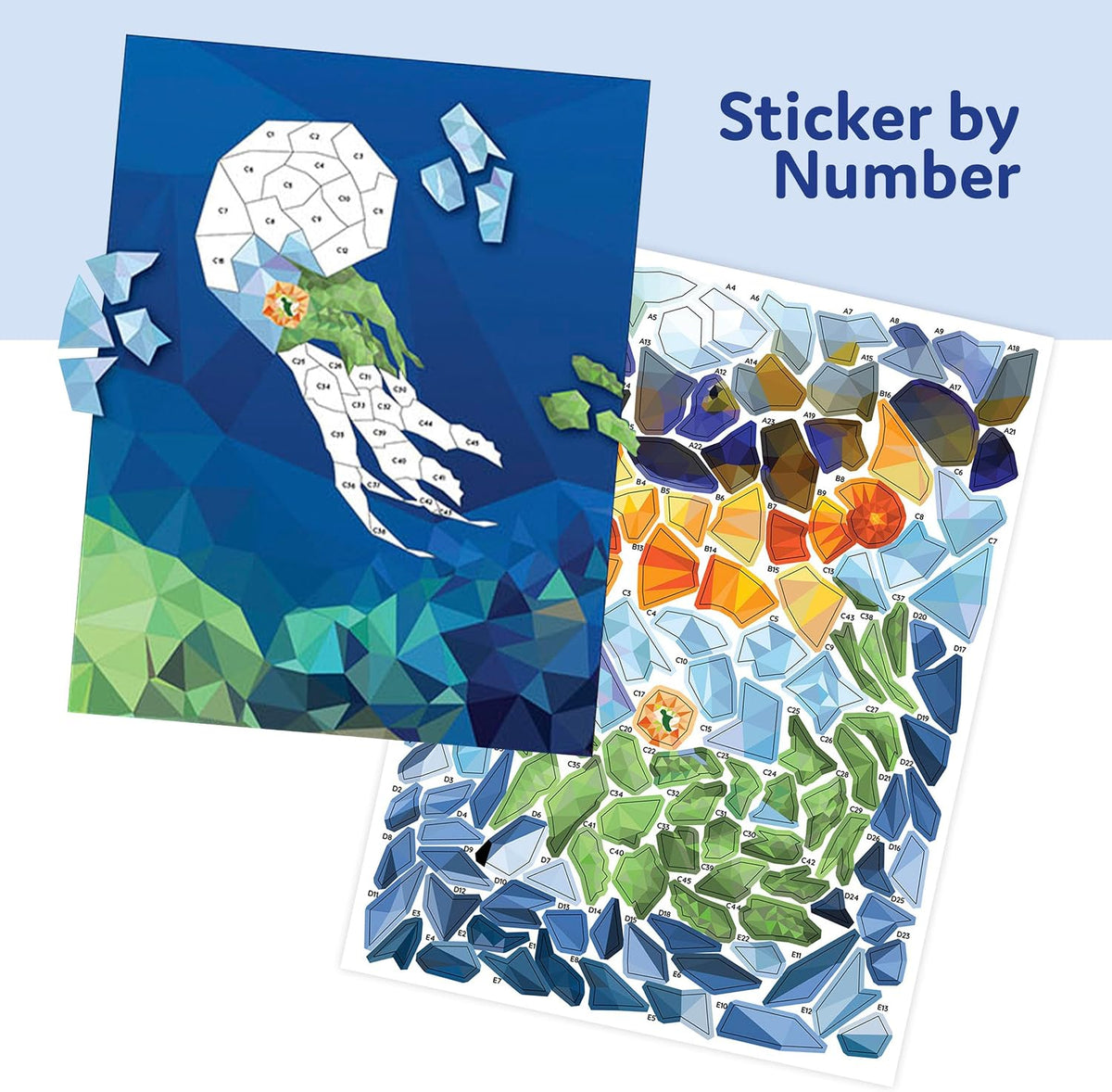 Sticker by Number Book Set for All Ages - image 2