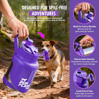 PupFlask Pro Portable Insulated Dog Water Bottle - Ultra Violet / 50 Ounce - image 3