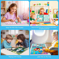 Homicozy 3Pcs Paint by Number Sticker Books for Kids 4-8 - Style1-4pcs - image 4