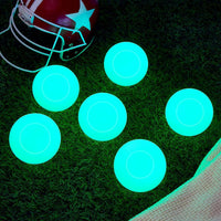 Deekin glow in the dark hockey pucks glowing green, PVC pucks with matte finish - view 17