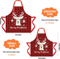 PASHOP rainbow unicorn kids apron 2 pack with front pockets in waterproof polyester - view 18