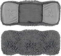Tuff Pupper Quick Dry Towel for Dogs | Ultra Absorbent Microfiber Shammy | Extra Large 35x15 Size Dog Bath Towel | Comfortable Hand Pockets | Indoor Outdoor Use | Durable Material | Machine Washable