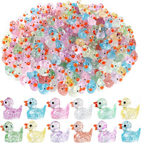 DULEFUN 150 mini resin animal and duck figurines in bright colors - view 6