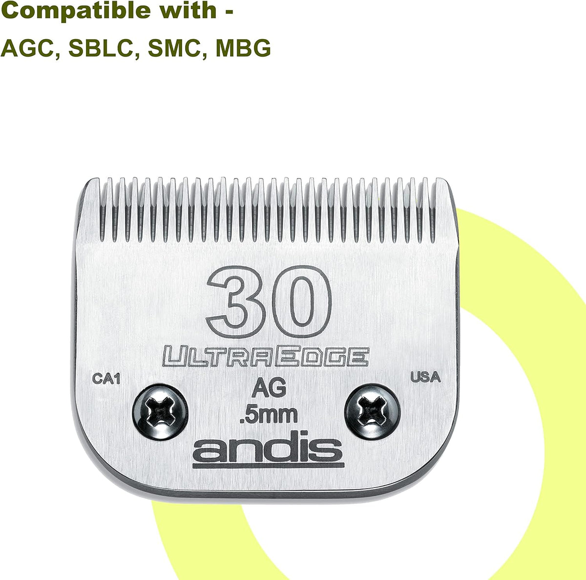 Andis, 64071, Ultra Edge Dog Clipper Blade - 30 Blade (Pack of 1) - image 2