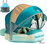 Mambobaby Float with Canopy & Tail - Green (Shell)