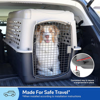 Petmate Vari Dog Kennel, Carrier for Large Dogs, Taupe and Black - 36.0"L x 25.0"W x 27.0"H / Kennel Only - image 4