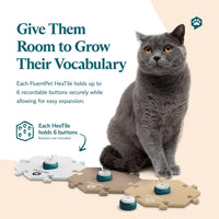 FluentPet HexTile non-slip mats for dog and cat talking buttons, 7.9 inch - view 2