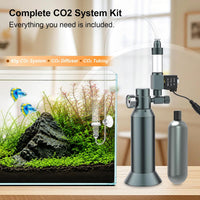 FZONE Desktop Aquarium CO2 System, 5/8" & 3/8" Compatible - 80g - image 2