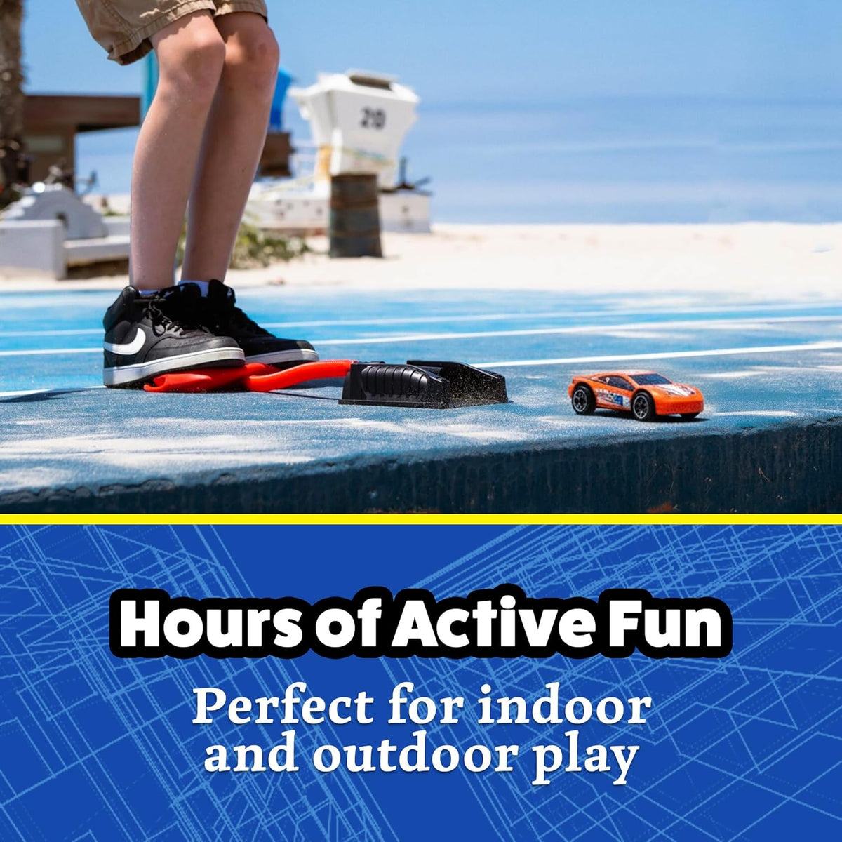 Dueling Stomp Racers by Stomp Rocket, Air Powered Race Car Set – Fun for Kids & Family - Mega Pack - image 3