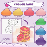 CHICAUP Paint with Water Coloring Books for Kids - Purple - image 2