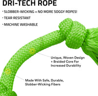 Playology Tug Rope Dog Toys for Large Dogs, Peanut Butter Scent - Jumbo / Sweet Potato - image 2