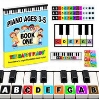 The Happy Piano Toddler Piano Book 1 Kit for Kids Ages 3-5 - Book 1