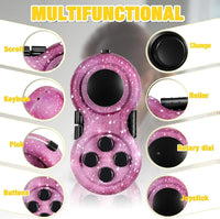 Skylety 2 Fidget Pad Game Controller Fidget Toy - Starry Purple and Black Style - image 3