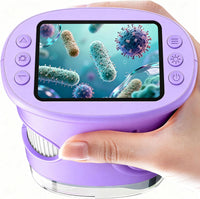 1000X Handheld Digital Microscope for Kids: Pocket Microscope - Purple