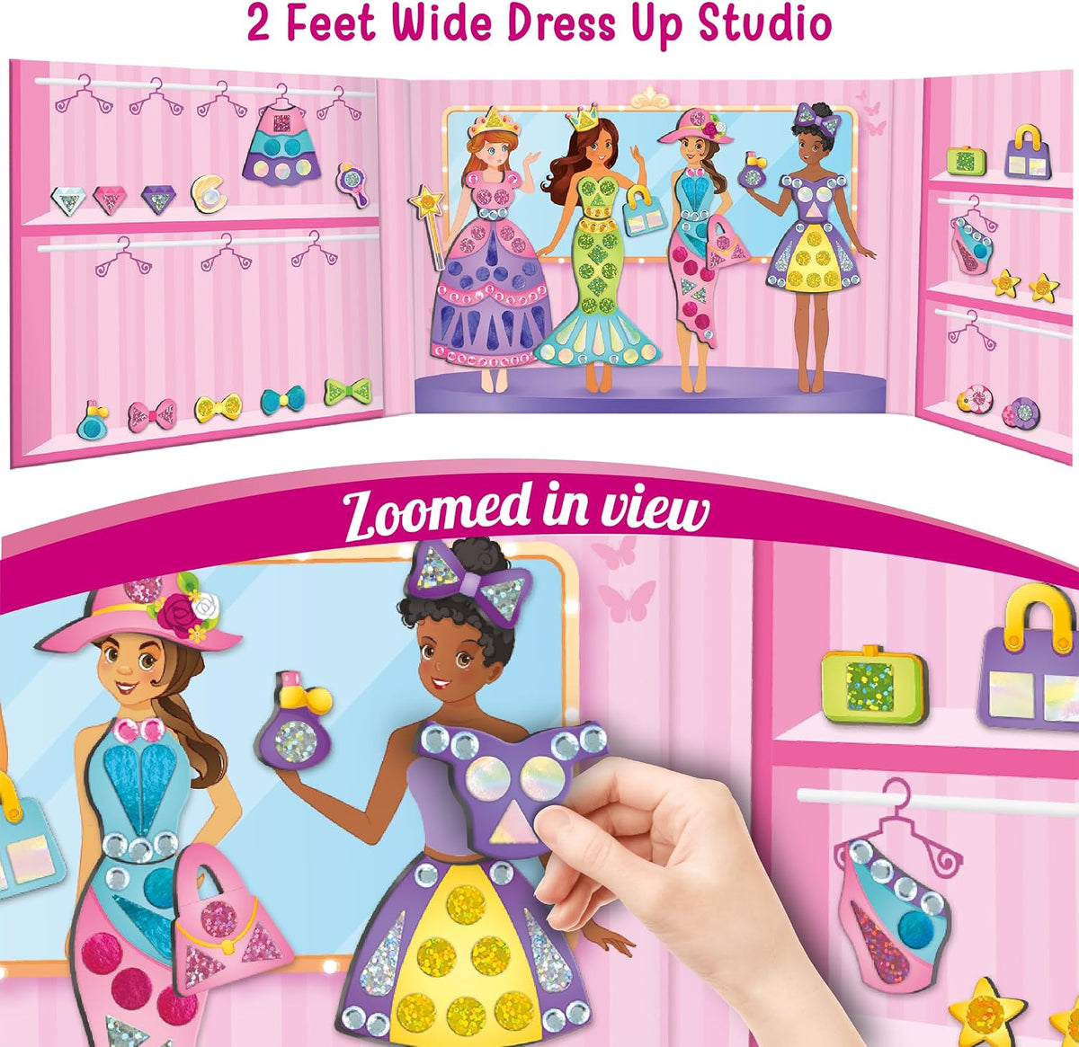 Imagimake DIY Magnetic Dress-Up Princess - Princess - image 4