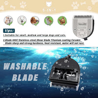 3-Pack 5-in-1 Replacement Blade Compatible with Wahl Animal Bravura - Silver / 3 Pack - image 2