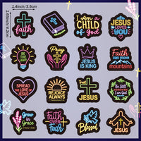 BeYumi Halloween Neon Christian Sticker - Neon Christian - image 2