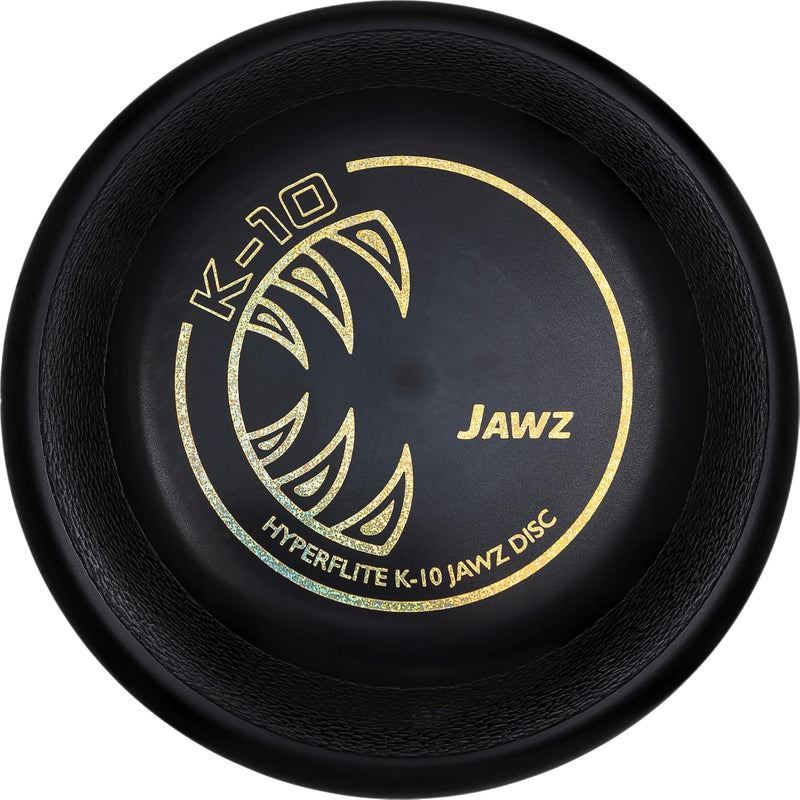 Hyperflite K-10 Jawz Puncture Resistant Dog Flying Disc - Black