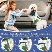 Belly Bands for Male Dogs 5 Pack Washable Dog Diapers Reusable Male - Small - image 3