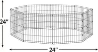 New World by MidWest 24-Inch Exercise Pen, No Door - Small Dog Pen: 24-Inch High - image 3