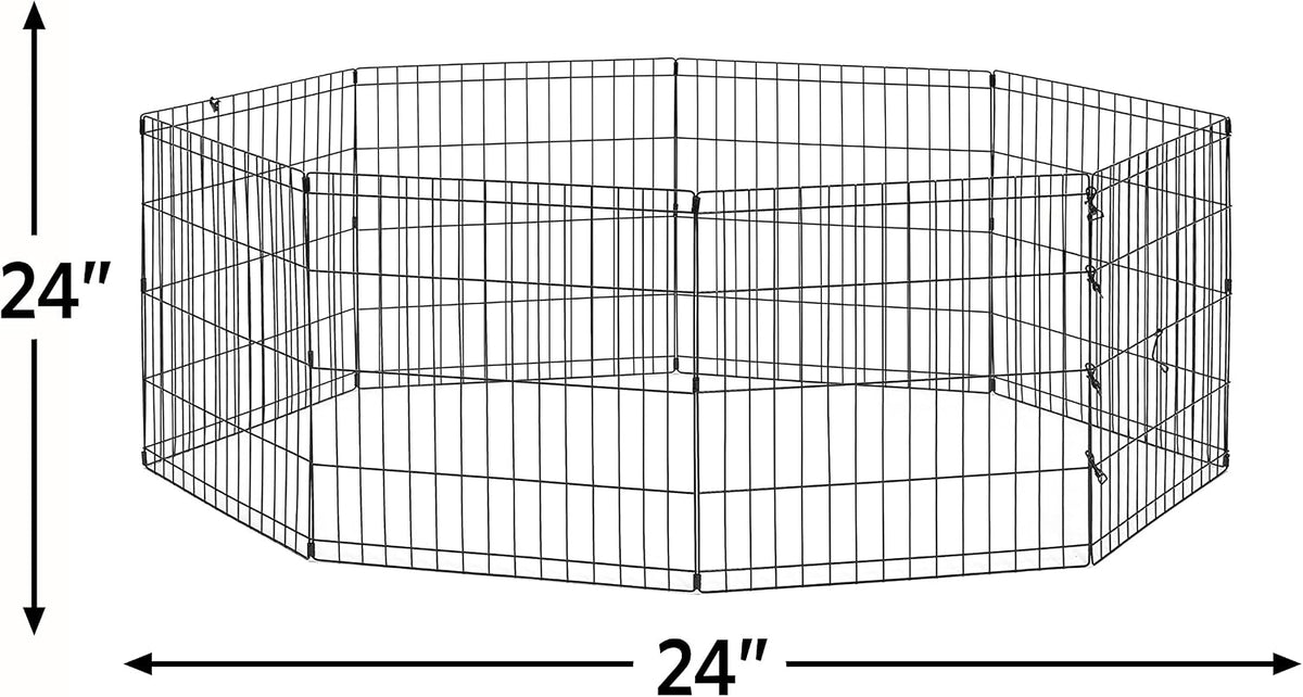 New World by MidWest 24-Inch Exercise Pen, No Door - Small Dog Pen: 24-Inch High - image 3