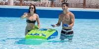 Airhead Lob the Blob Inflatable Pool or Land Cornhole Set 37 in. x 26 - image 2
