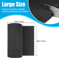 AQUANEAT 2 Pack Aquarium Bio Sponge Filter Media Pad Cut-to-Size Open - 20" x 20" x 0.5"H - image 2