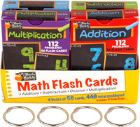 Regal Games Math Flash Cards for Addition & Subtraction, 1st - 4 Pack Variety - image 2
