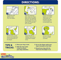 Hartz Disposable Dog Diapers, Size S 36 count, Comfortable & Secure Fit, Easy to Put On