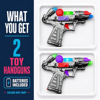 ArtCreativity Ranger Light Up Toy Gun Set of 2 with Flashing Lights - image 3