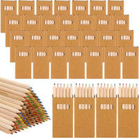 TBoxBo mini colored pencils in small paper boxes of 6, 900 pencils in bulk - view 3