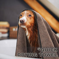 Chumia 4 Pcs Dog Towels for Drying - 16 x 32 Inch / Brown - image 2