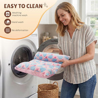 16.5 X 18in Washable Soft Rabbit Bed - Pink - Star - image 4