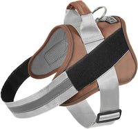 Bolux Dog Harness, No-Pull Reflective Dog Vest - Small (Pack of 1) / Brown