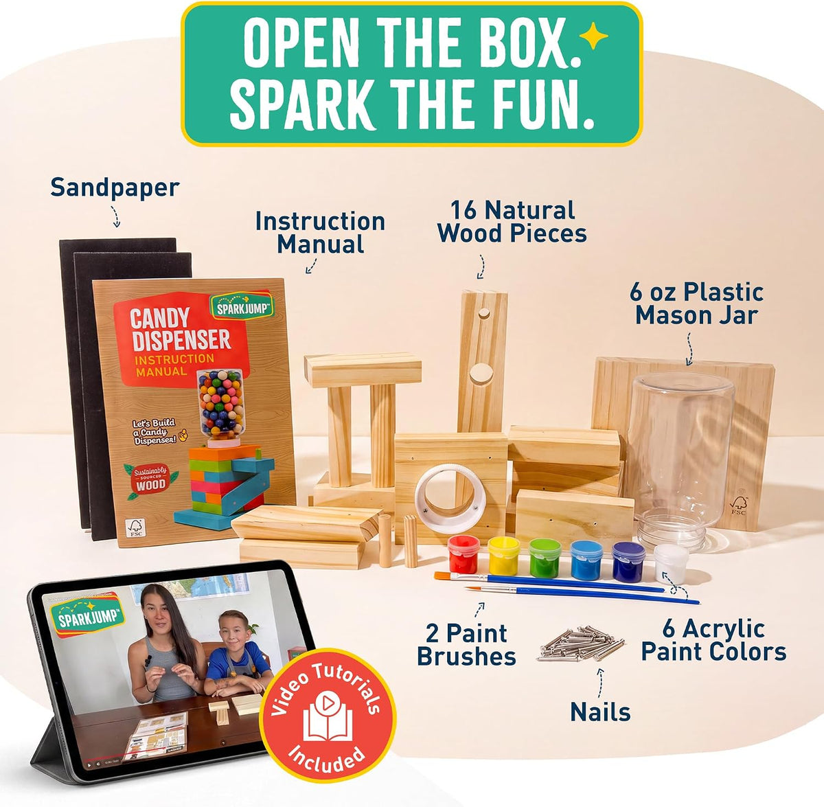 SparkJump Candy Dispenser Woodworking Kit - image 3