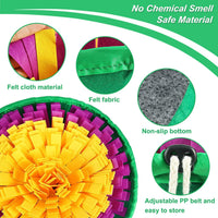 Vivifying Snuffle Mat for Dogs - Yellow&Purple - image 2
