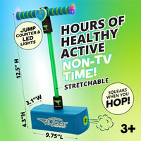 Flybar My First Foam Pogo Jumper for Kids Fun and Safe Pogo Stick - Blue Led - image 4