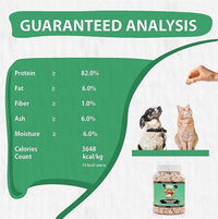 Freeze-Dried Chicken Treats for Cats & Dogs – 100% Human Grade, Single Ingredient, High-Protein, Healthy Snack – No Additives or Preservatives – 1.7oz - Inspected & Tested in USA