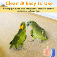 10PCS Gravel Paper for Bird Cage - 17”x 11”-20PCS - image 3