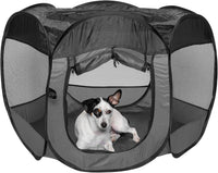 FurHaven Soft-Sided Dog & Cat Playpen - Gray / Medium